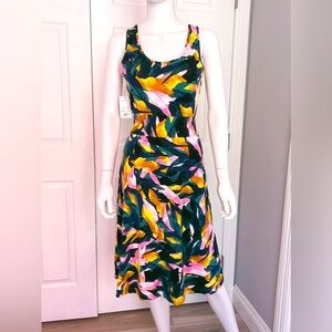 New with Tags - Kohl’s Midi Multicolor Dress - Size M